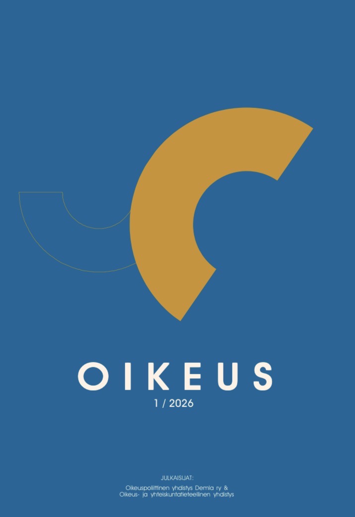 					Näytä Vol 55 Nro 1 (2026): Oikeus 1/2026
				